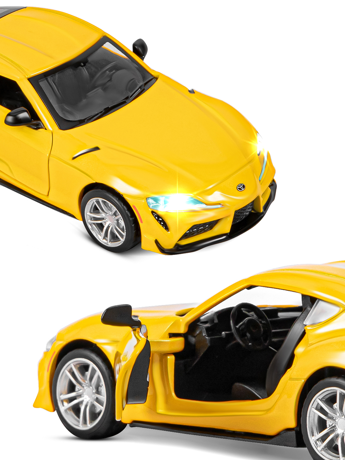 Автомобиль АВТОпанорама Toyota GR Supra 1:31 JB1251475 - фото 9
