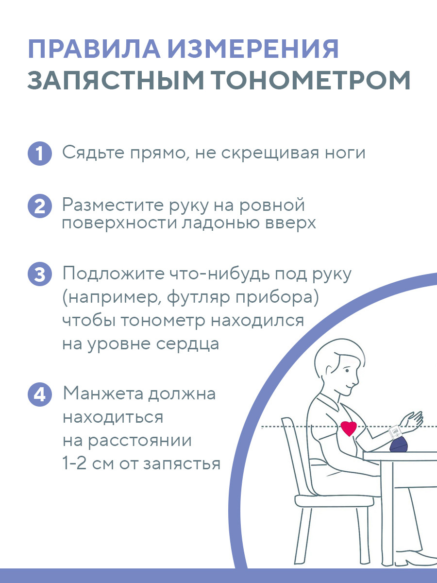 Тонометр B.Well Автоматический PRO-39 на запястье - фото 8