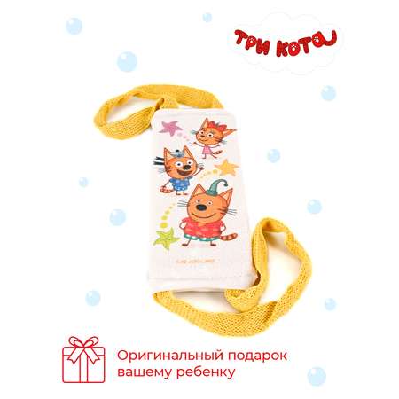 Мочалка Три кота Три звезды