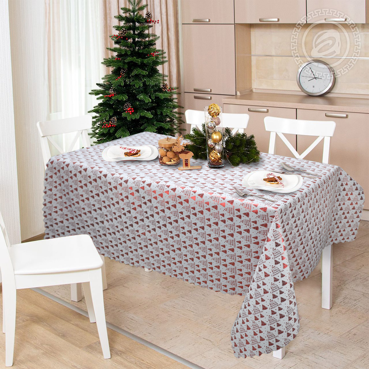 Скатерть BRAVO 120х140 новогодняя - фото 4