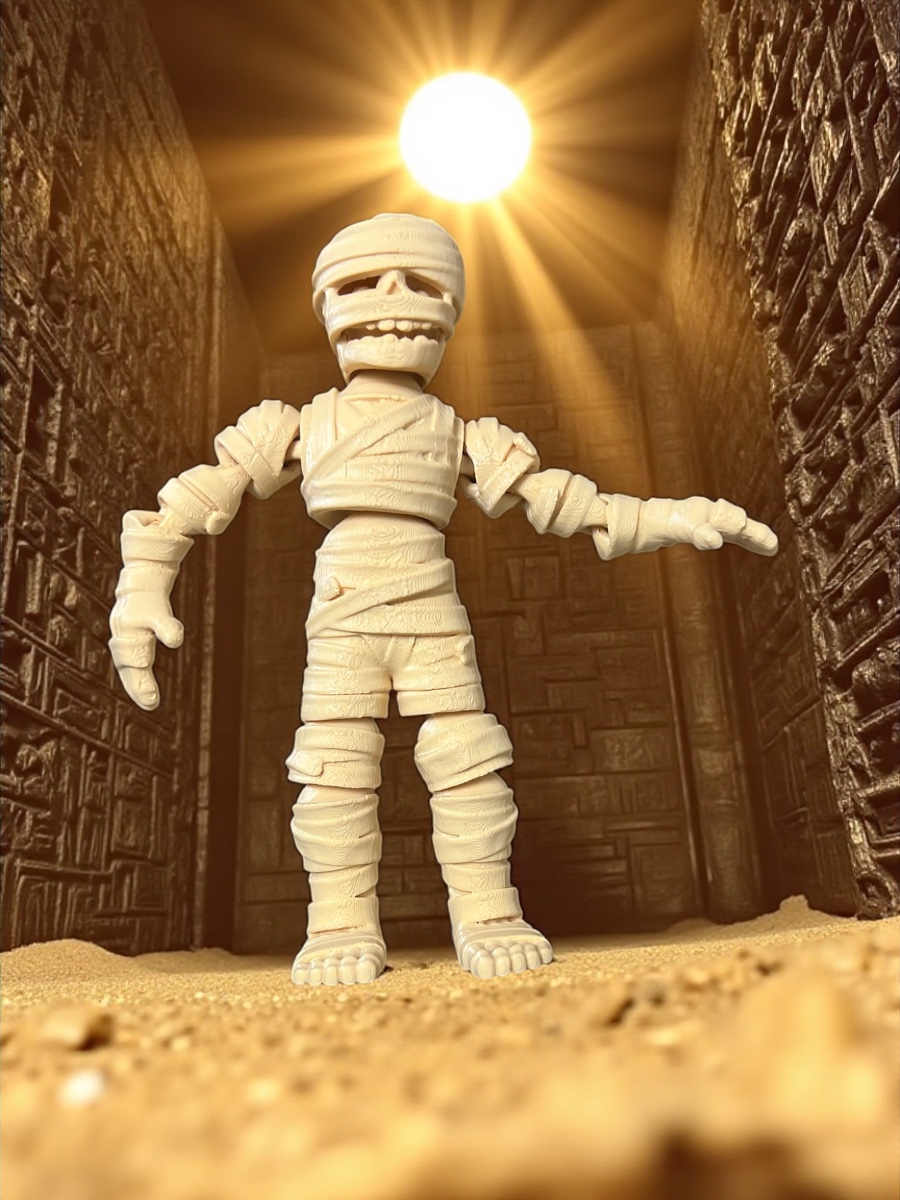 Фигурка Мадагаскария Мумия в саркофаге - фото 5