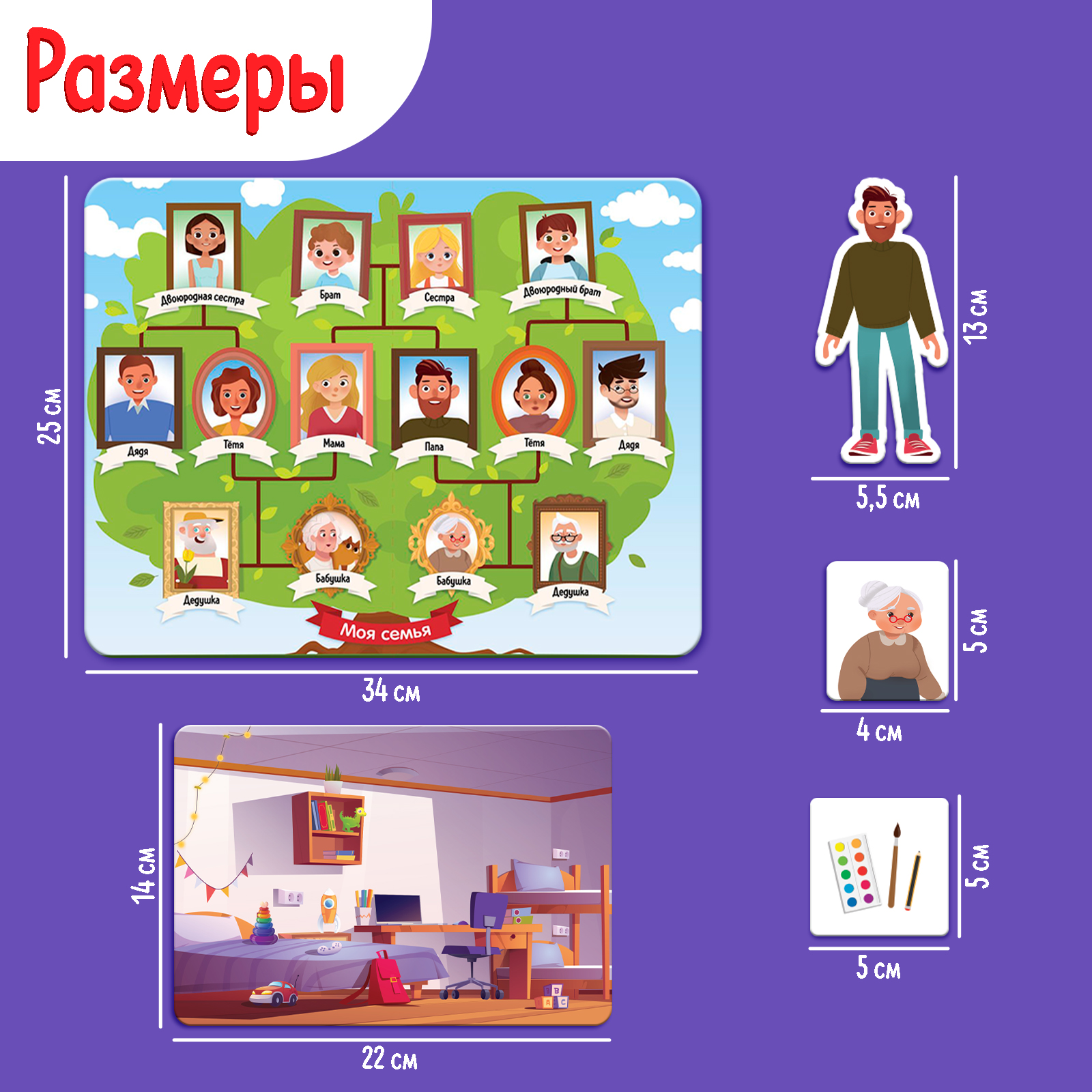 Настольная игра IQ-ZABIAKA Наша семья - фото 4