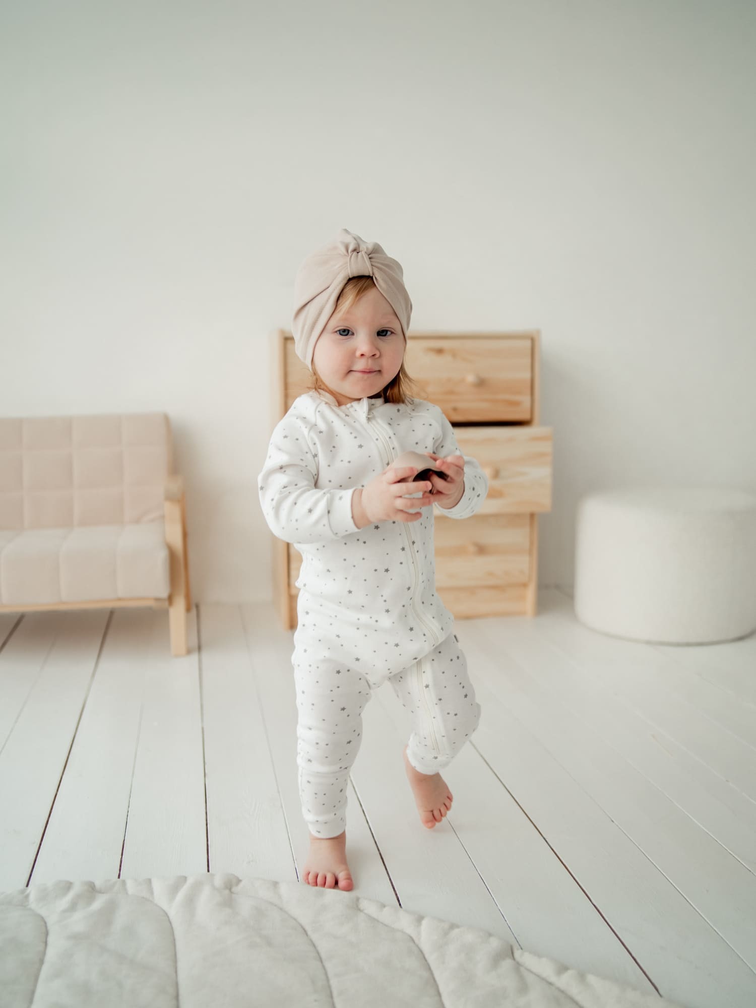 Шапка-тюрбан BUNGLY 1R7879/Крем-брюле - фото 2