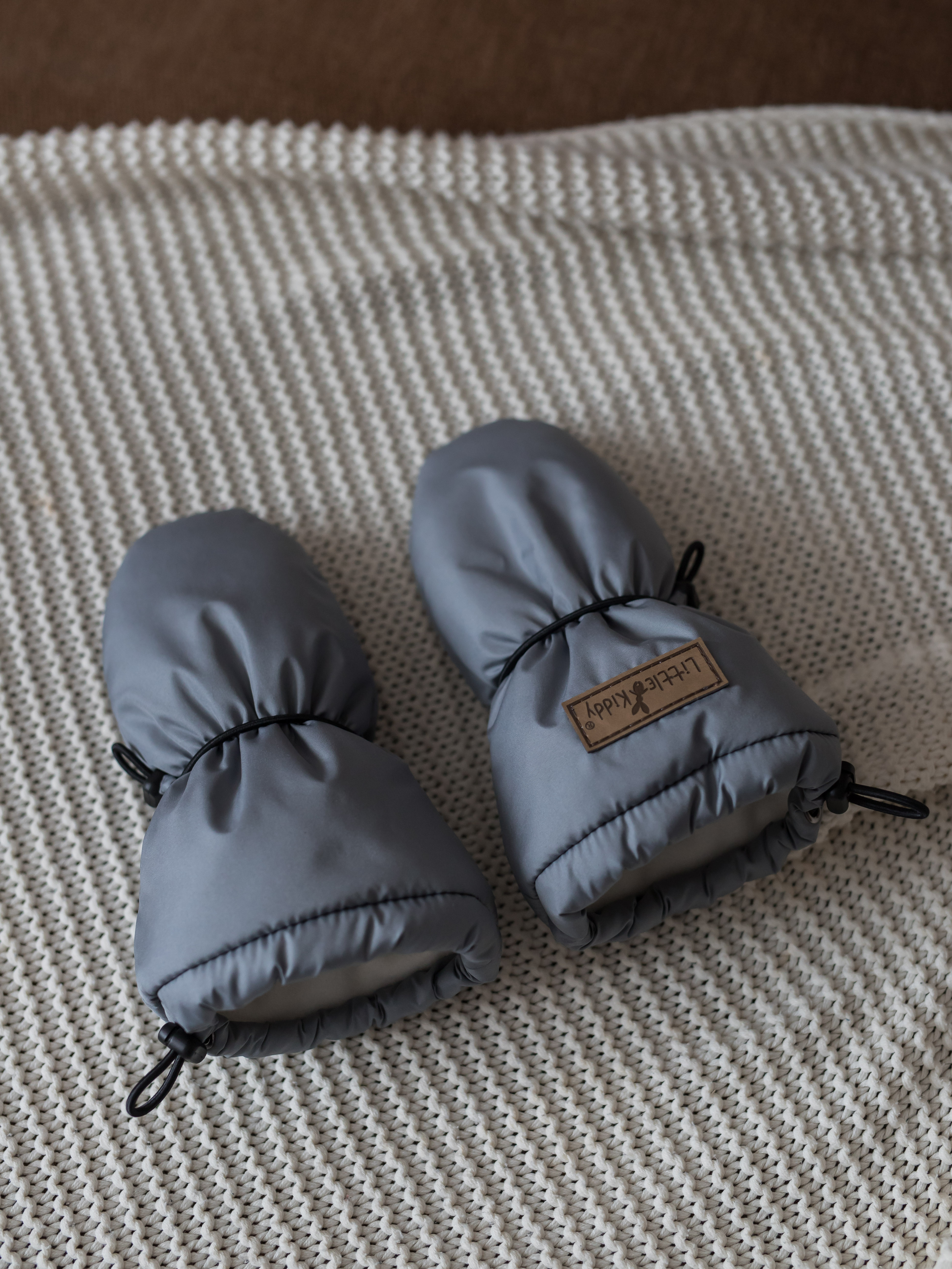 Варежки LittleKiddy varegki_demiсерый - фото 8