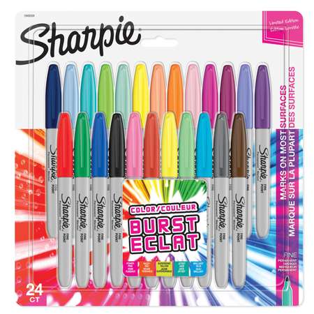 Маркеры PAPER MATE перманентные 24 цв.