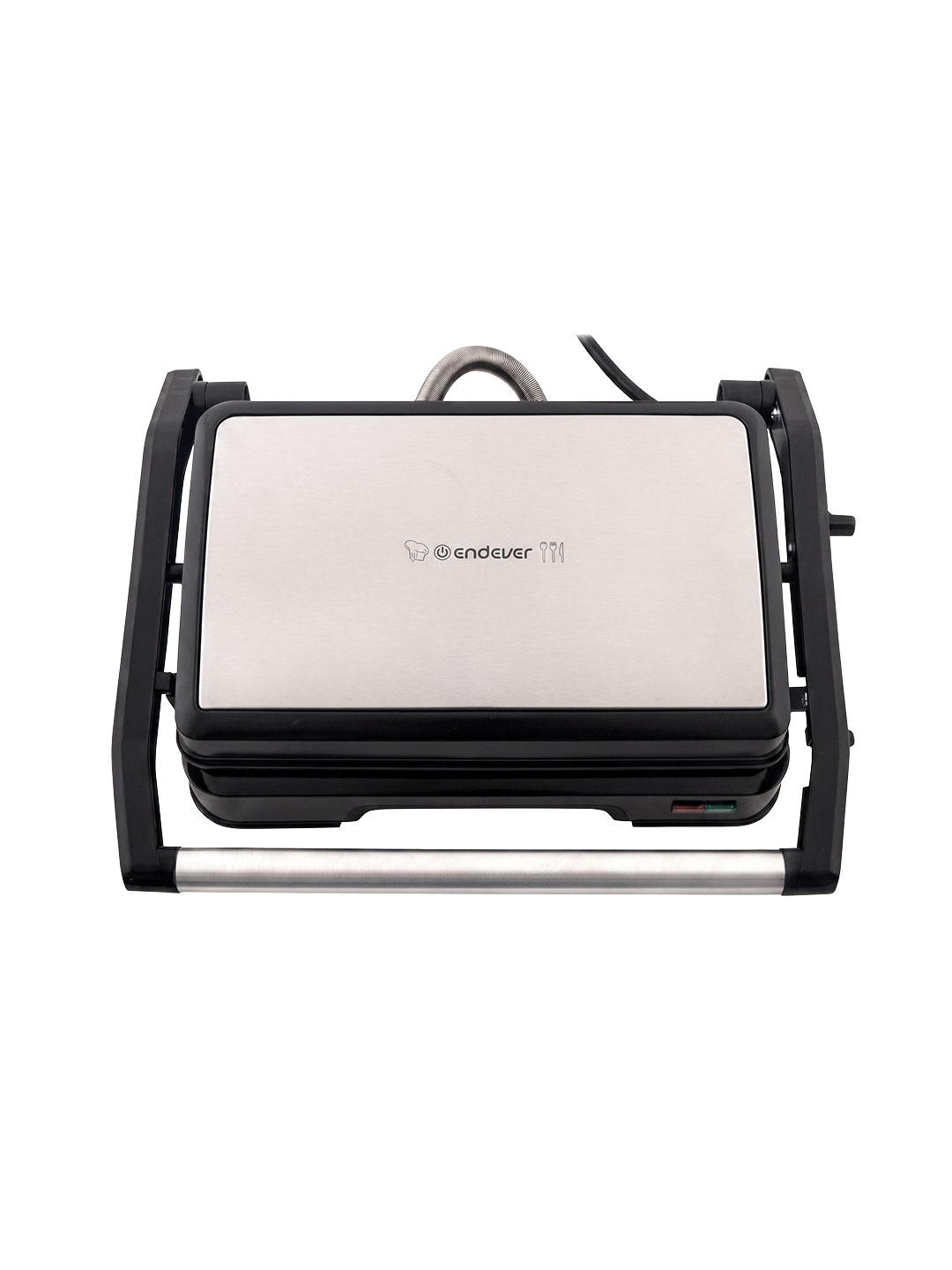 Электрический пресс гриль ENDEVER Grillmaster-118 1500 Вт 220°C антипригарный серебристо-черный - фото 7