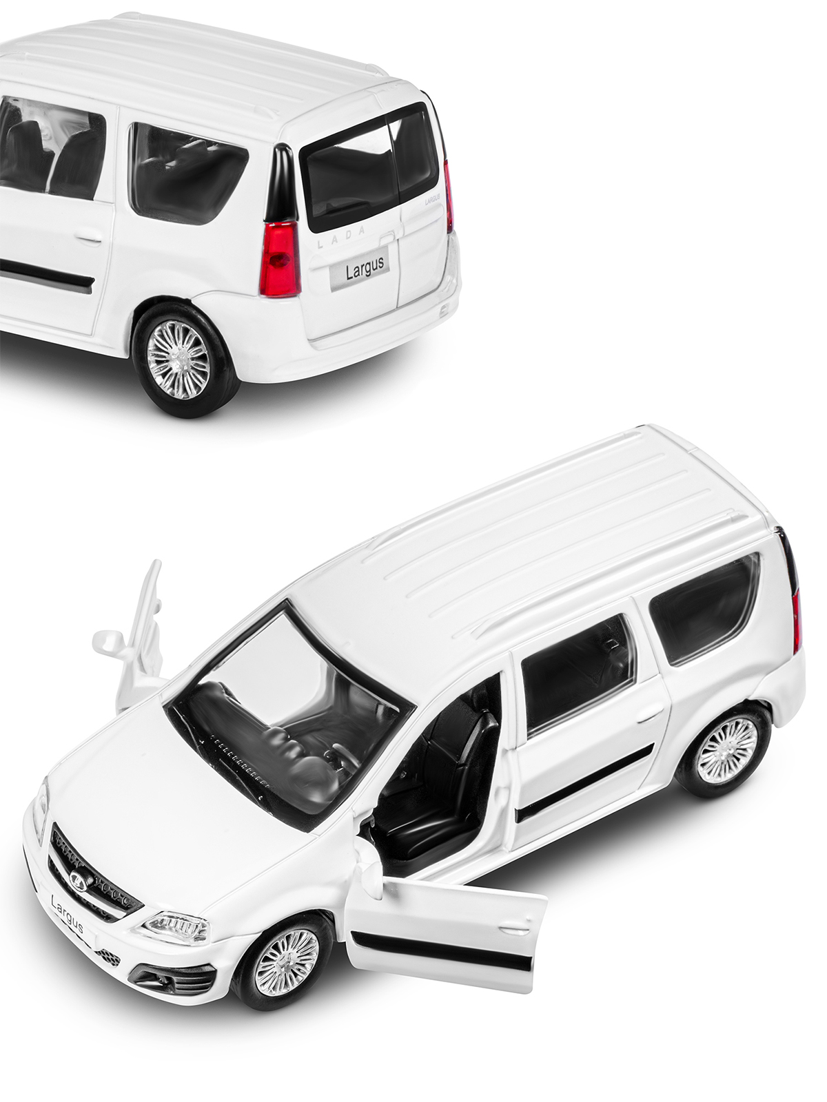 Автомобиль АВТОпанорама LADA Largus 1:43 JB1251629 - фото 11
