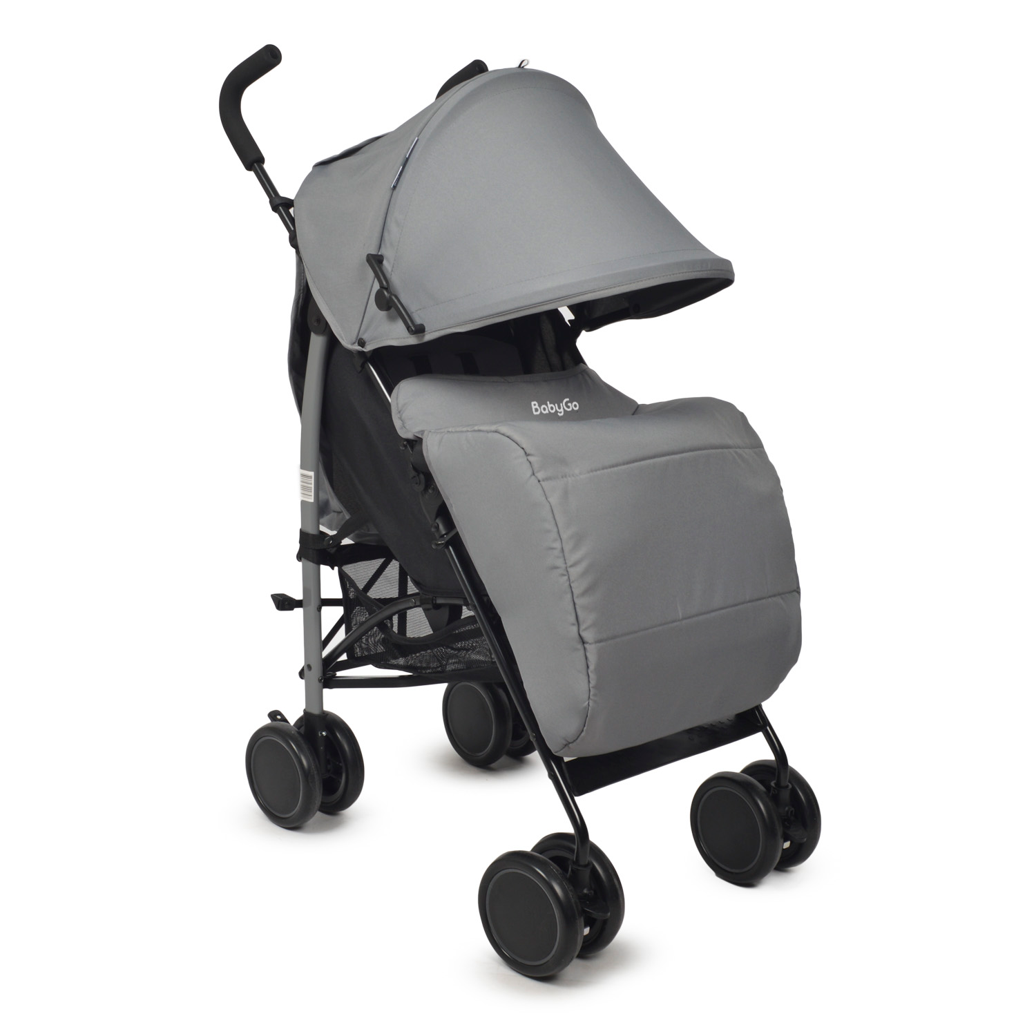 Коляска прогулочная BabyGo Ellipse New серый - фото 5