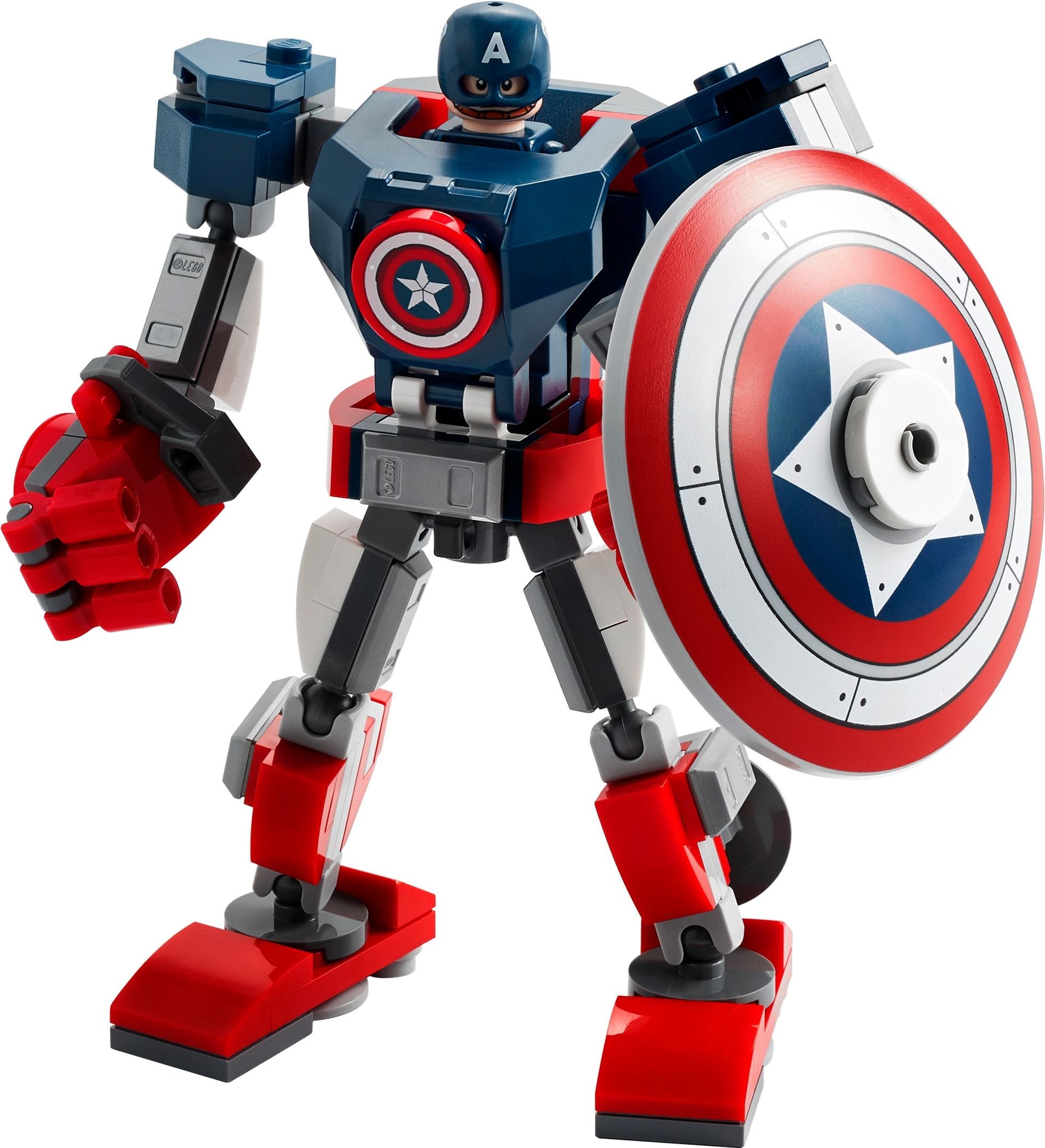 Конструктор LEGO Marvel Super Heroes Капитан Америка: Робот 121 дет. - фото 2