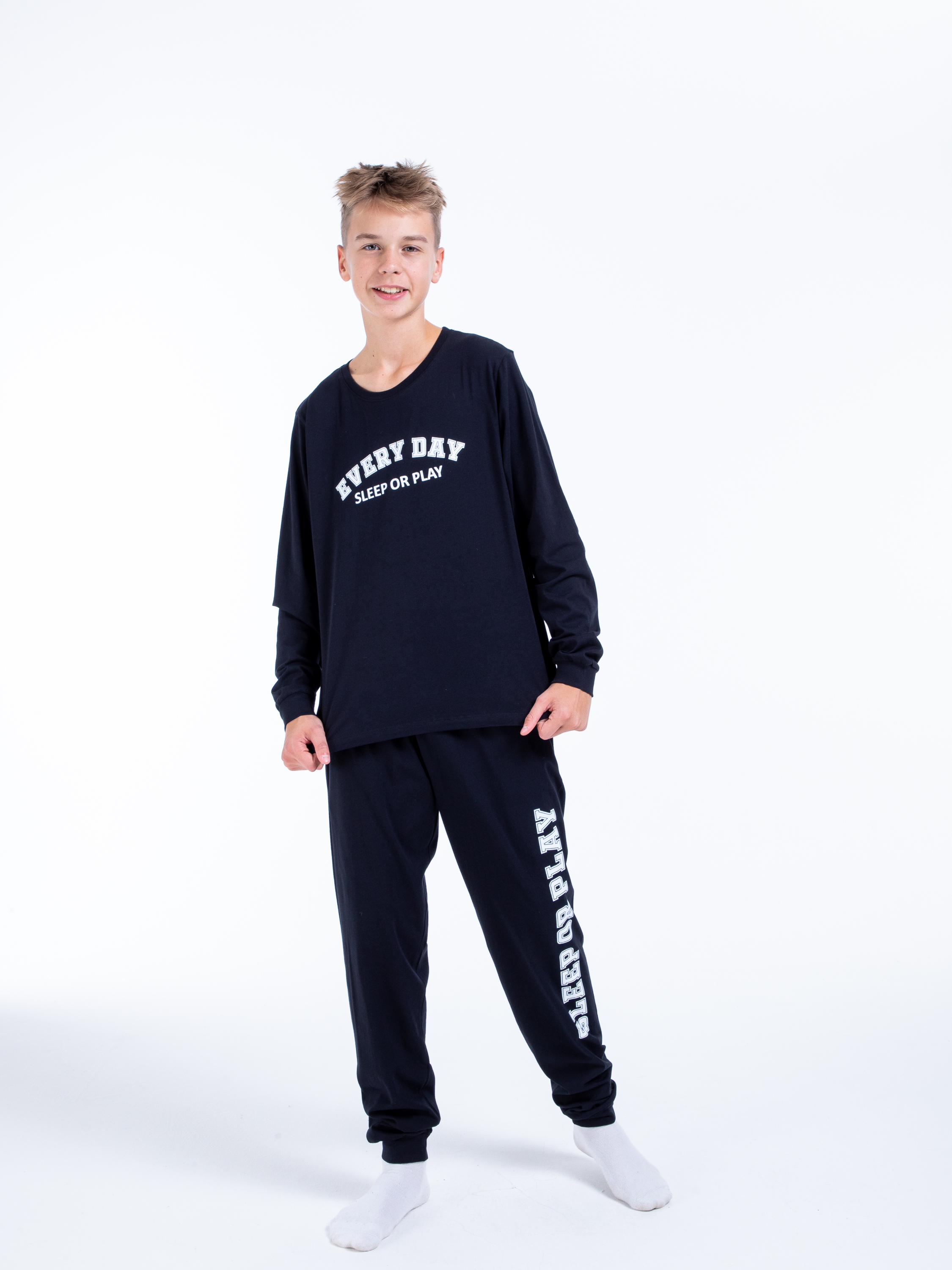 Пижама Lets Go 92268-черный - фото 12