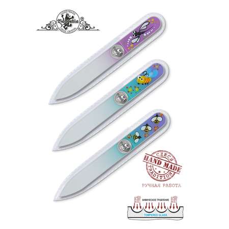 Маникюрный набор BOHEMIA Czech Glass Nail Files 3 предм.