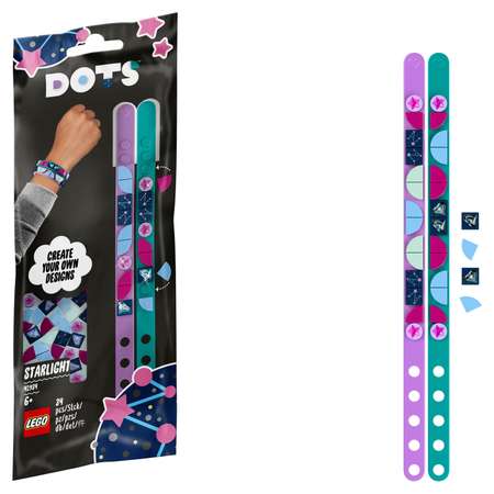 Конструктор LEGO DOTS Браслет Звёздное небо блочный