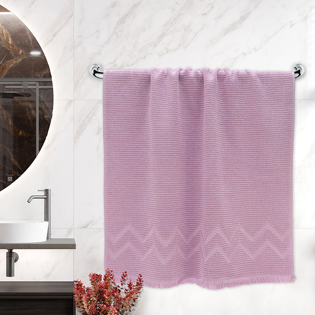 Полотенце BRAVO Касан 70 x 130 см 1 шт. - фото 1