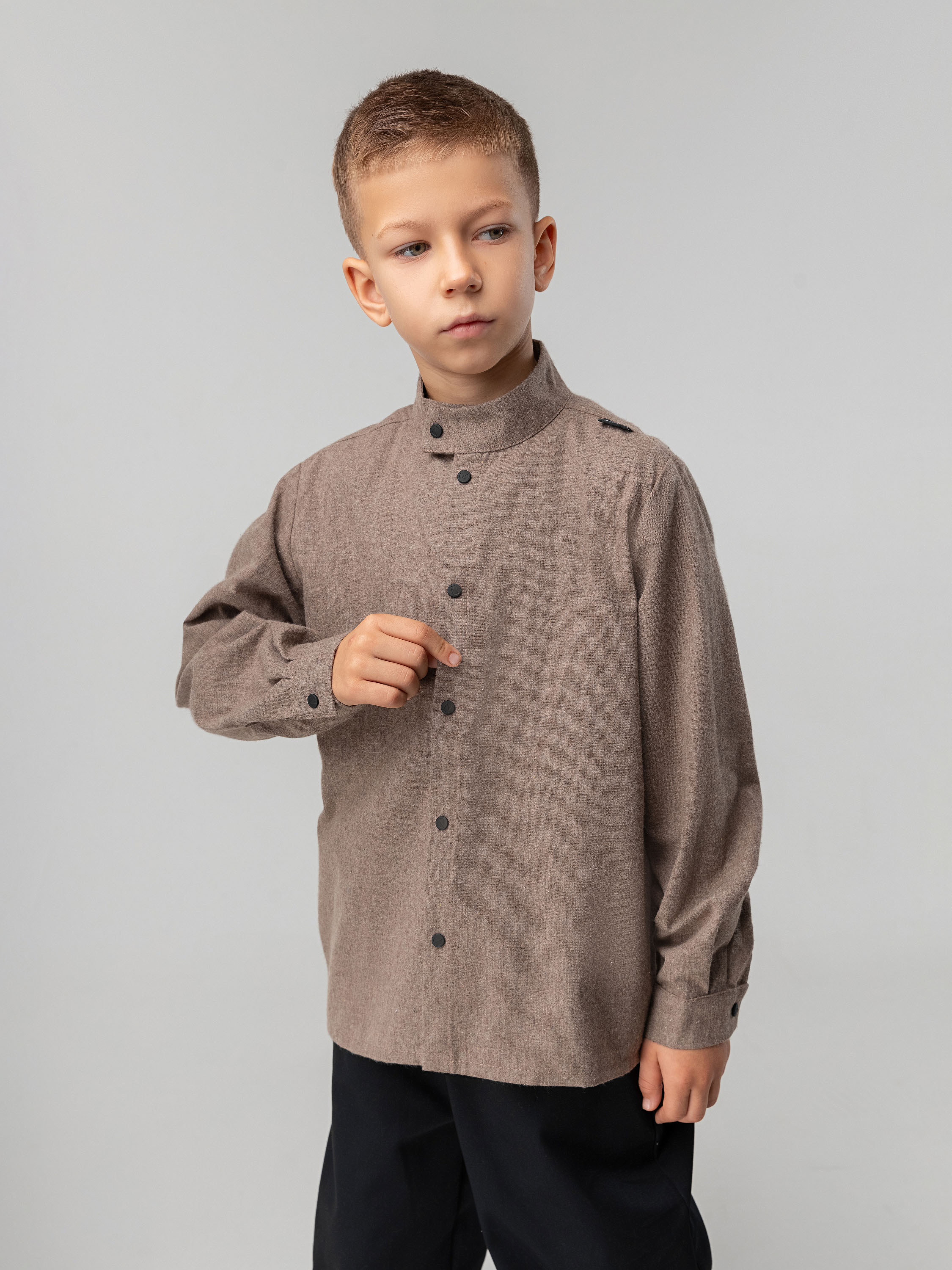 Рубашка Bodo 24-19MU_капучино - фото 1