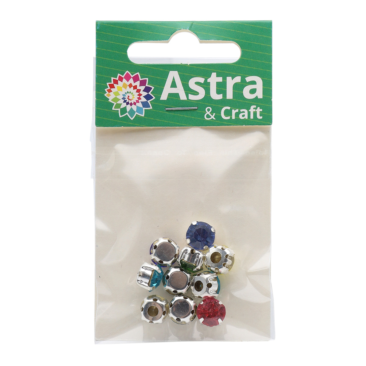 Набор для творчества Astra Craft аппликация Стразы в цапах 8 мм 10 шт - фото 3