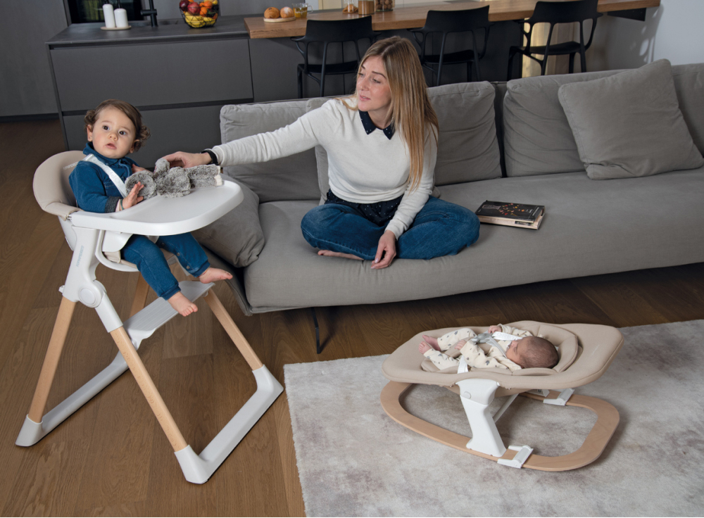 Стульчик для кормления Foppapedretti Kidsmenu бежевый - фото 10