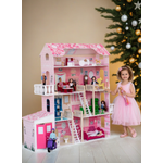 Домик для кукол PAREMO 121 см с мебелью