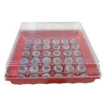 Мини-теплица Jiffy квадратная 41 мм 36 ячеек