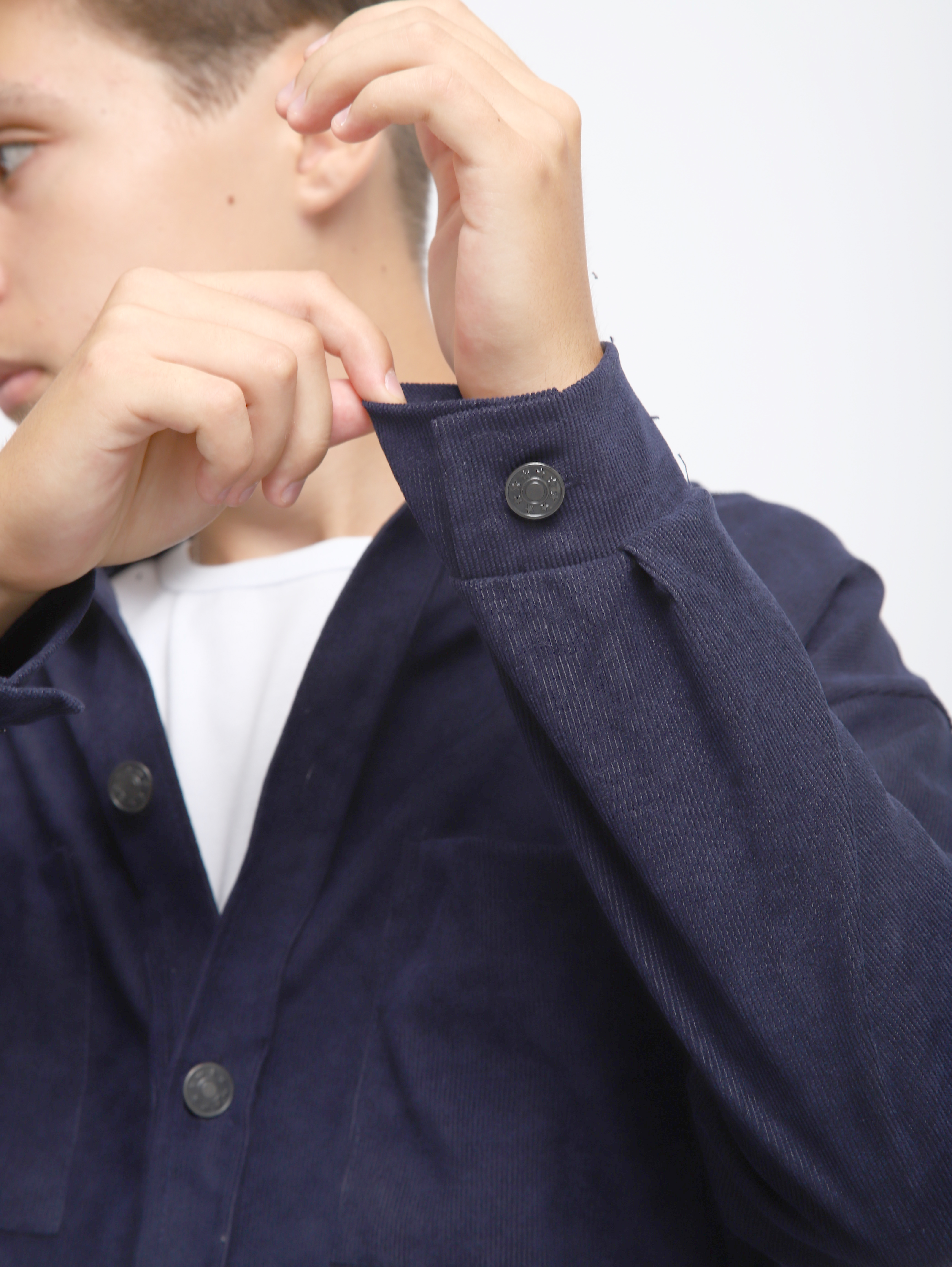 Костюм ЛАДОШКИ Костюм Вельвет синий - фото 8