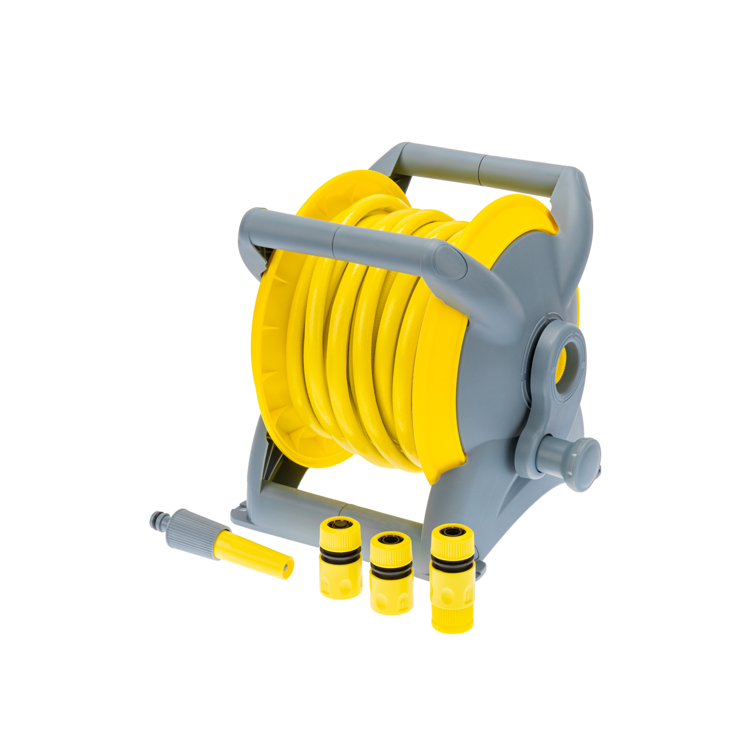 Катушка со шлангом 1/2" 15м, 3 коннектора, 1 распылитель - фото 6