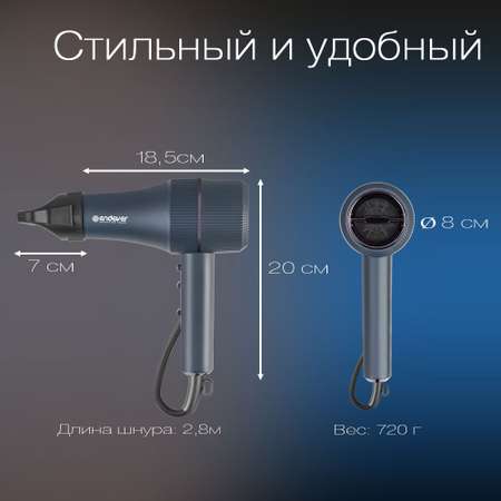 Фен для волос ENDEVER Aurora-515