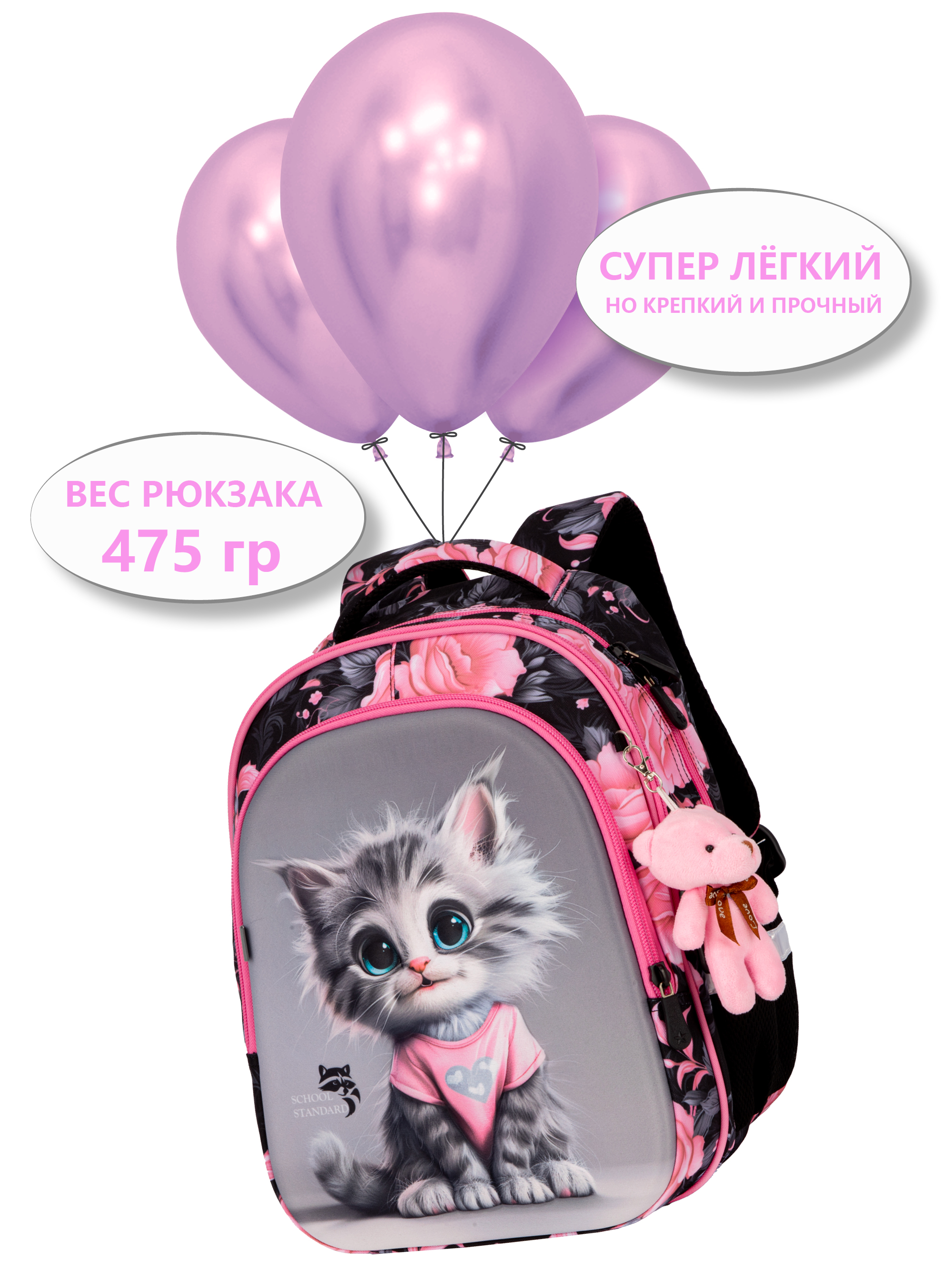Рюкзак School Standard первокласснику набор 4 в 1 - фото 10