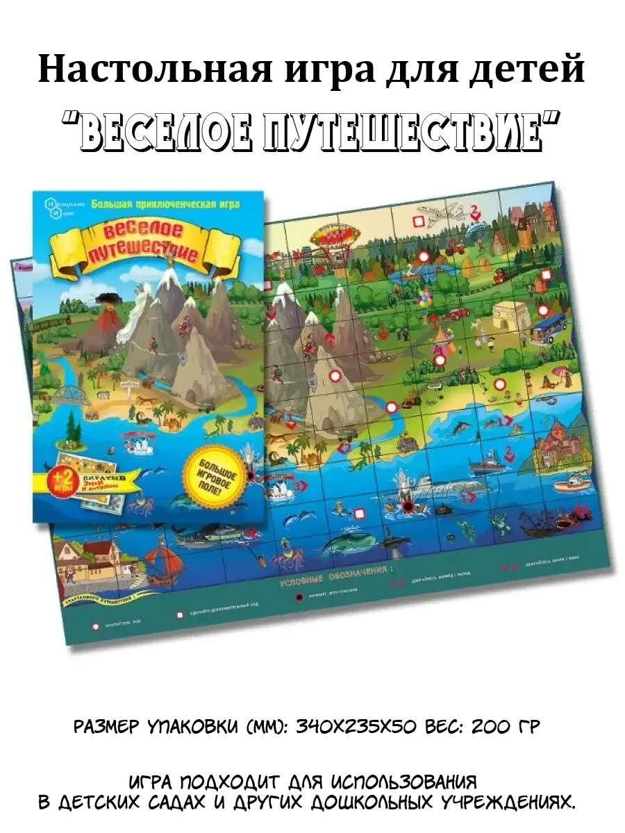 Настольная игра Нескучные игры Веселое путешествие - фото 1