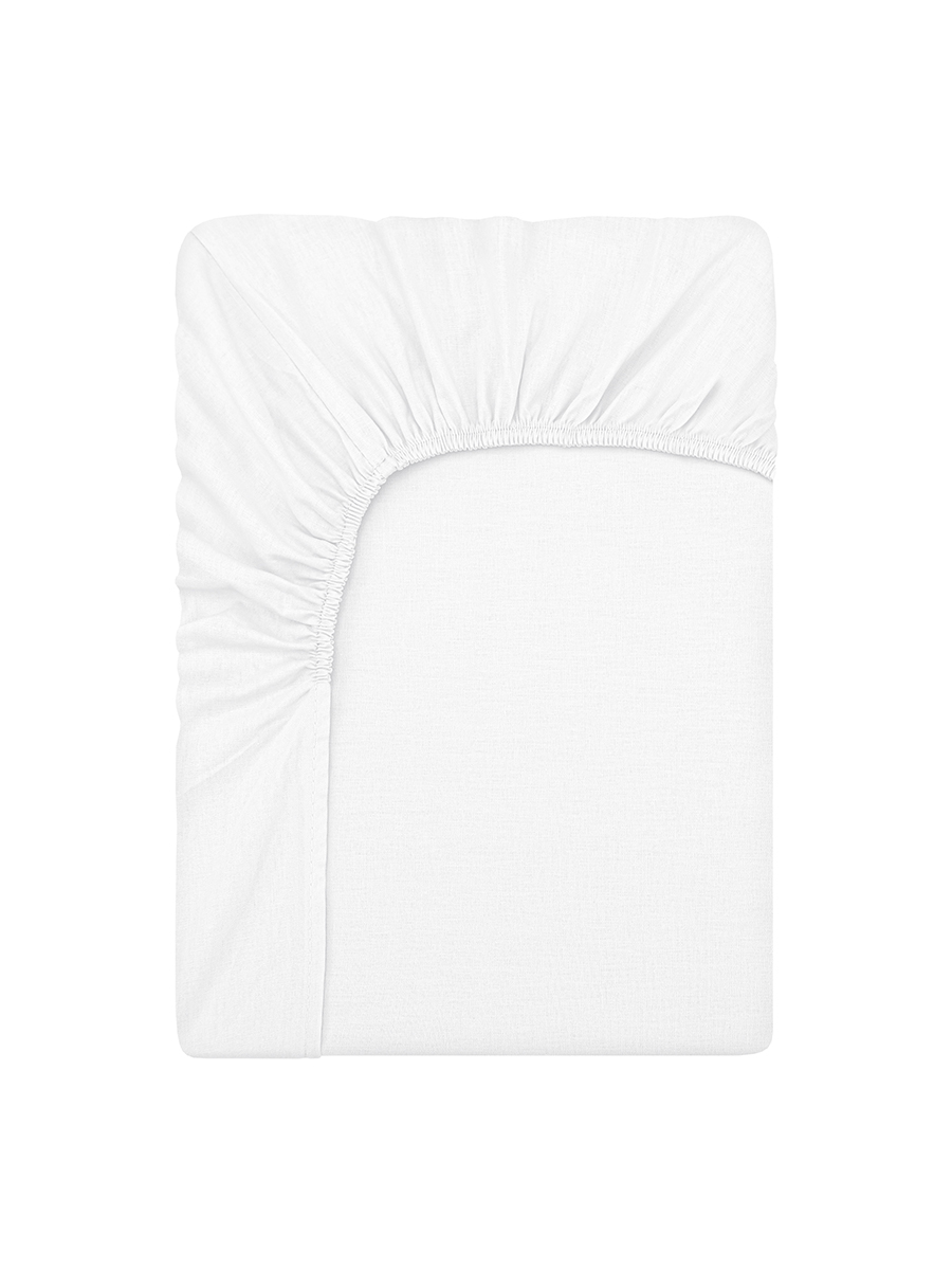 Простыня BRAVO поплин белый 200 x 200 см на резинке 1 шт. - фото 3