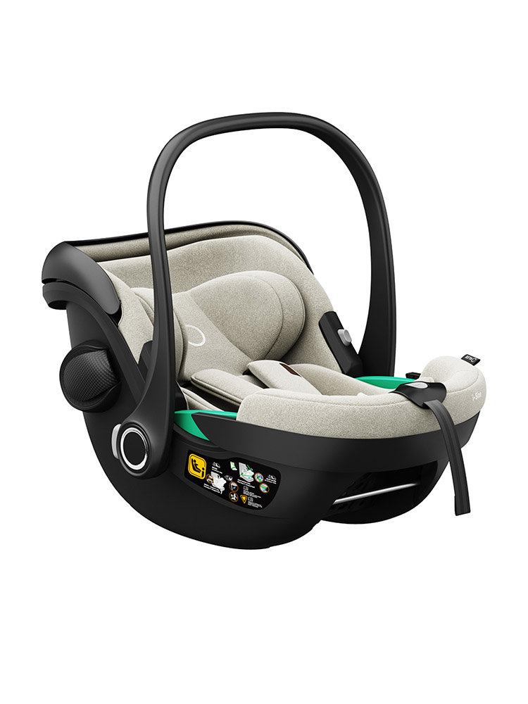 Автокресло KLEE Cascade i-Size 0 (0 -13 кг) бежевый - фото 10