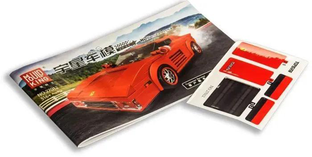Конструктор Mould King Спорткар Ferrari Testarossa блочный - фото 9