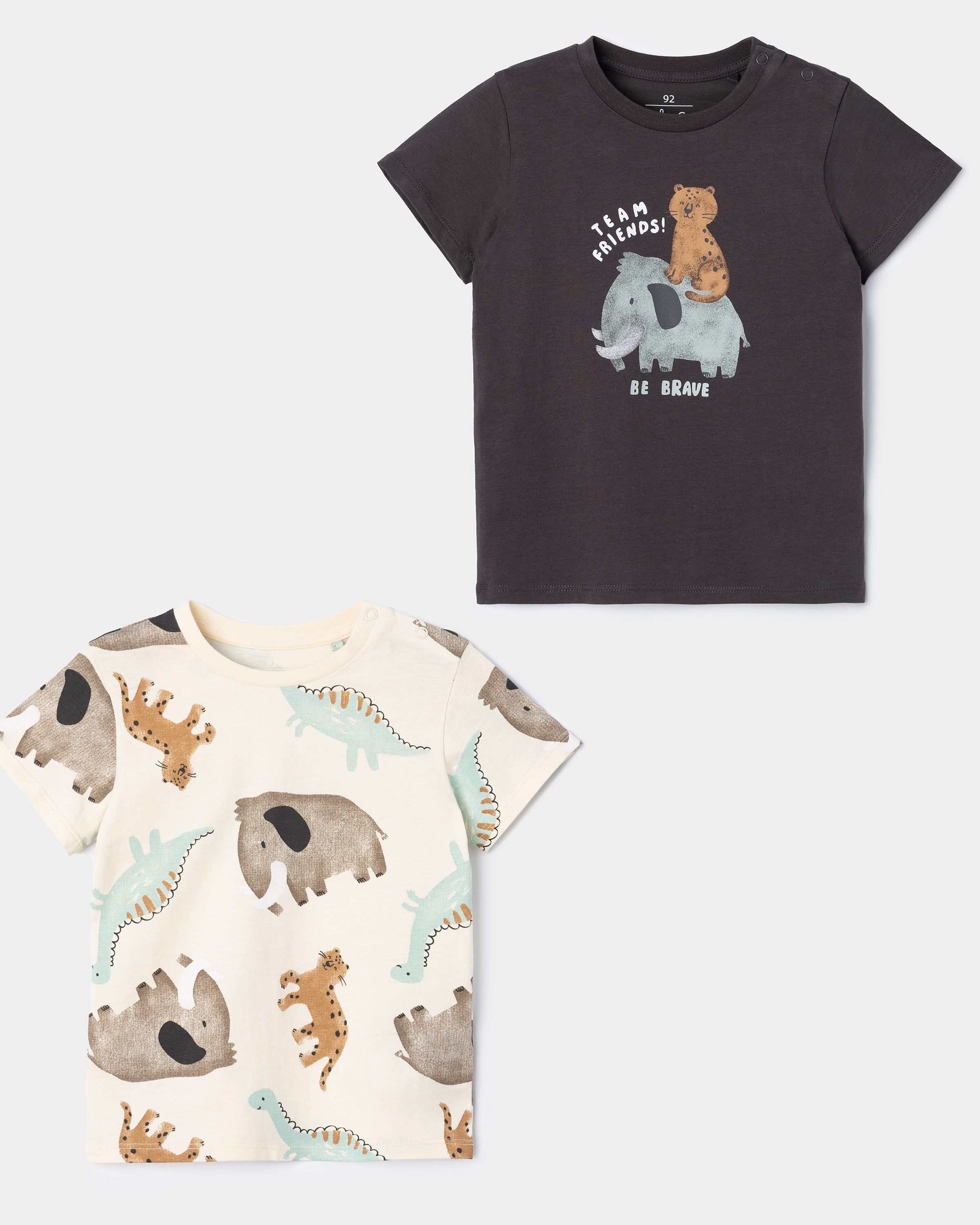 Футболка 2 шт BabyGo S26BG4KBR21ibL2DG - фото 1