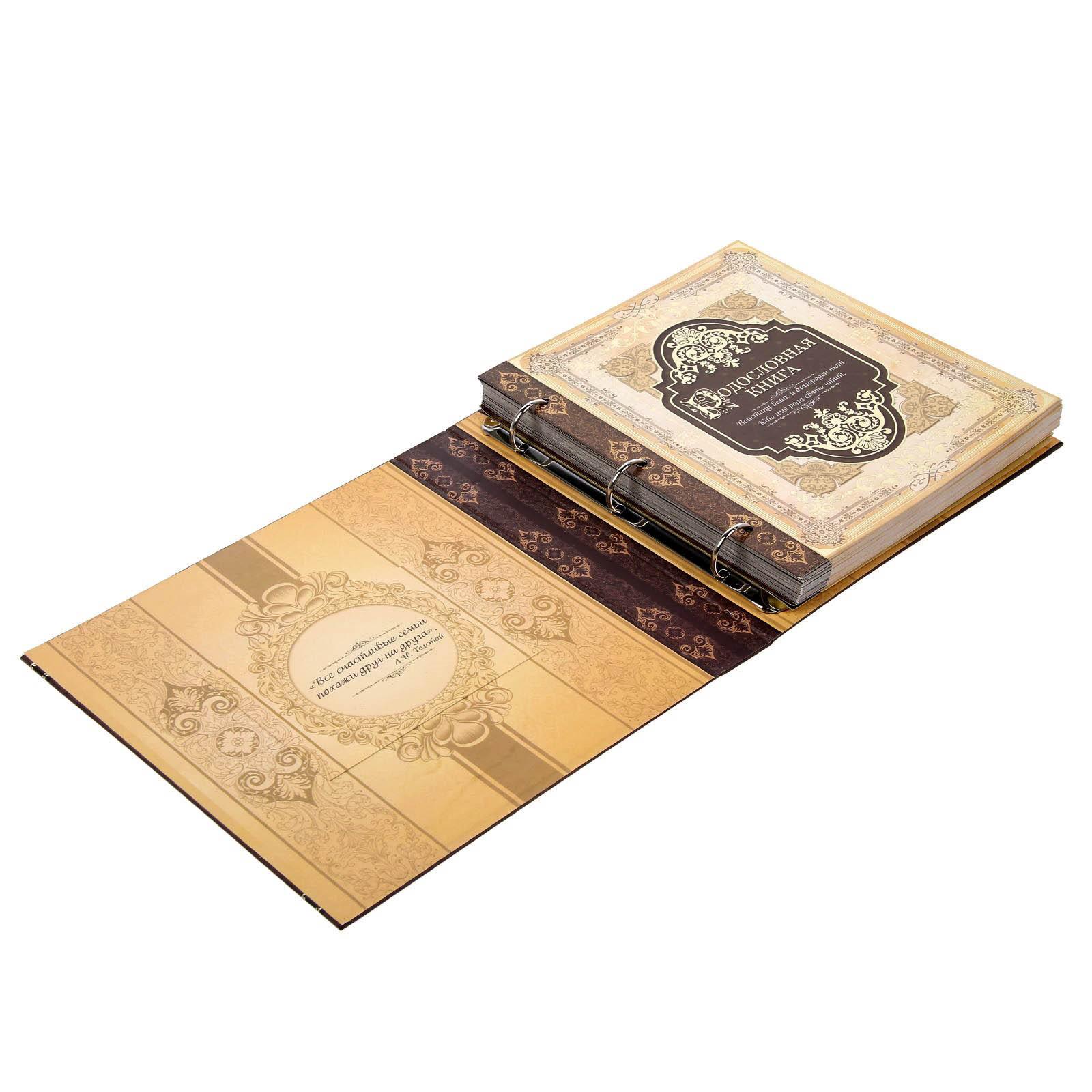 Родословная книга Sima-Land с рамкой под фото «Семейная » 50 листов 21.5 х 23.7 см - фото 9