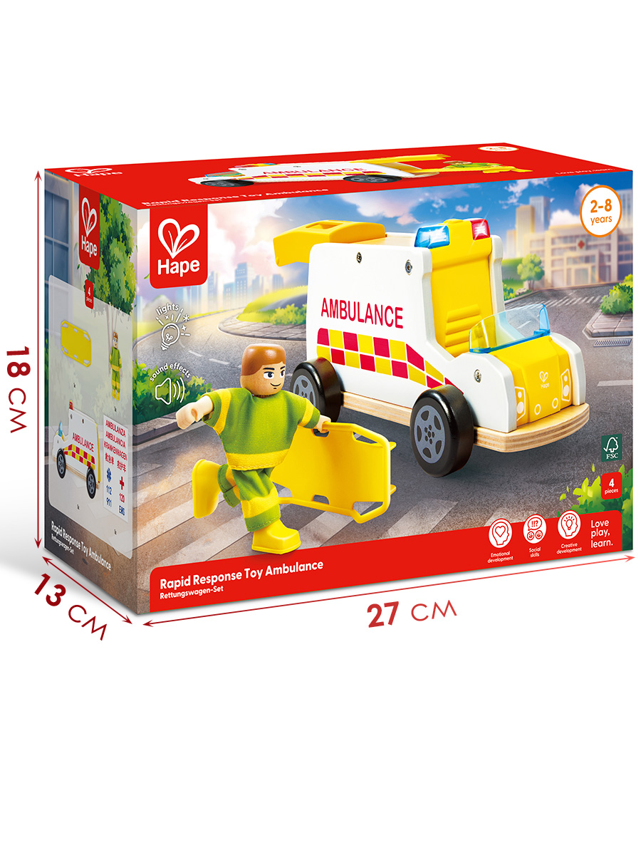 Скорая помощь Hape E3091_HP - фото 11