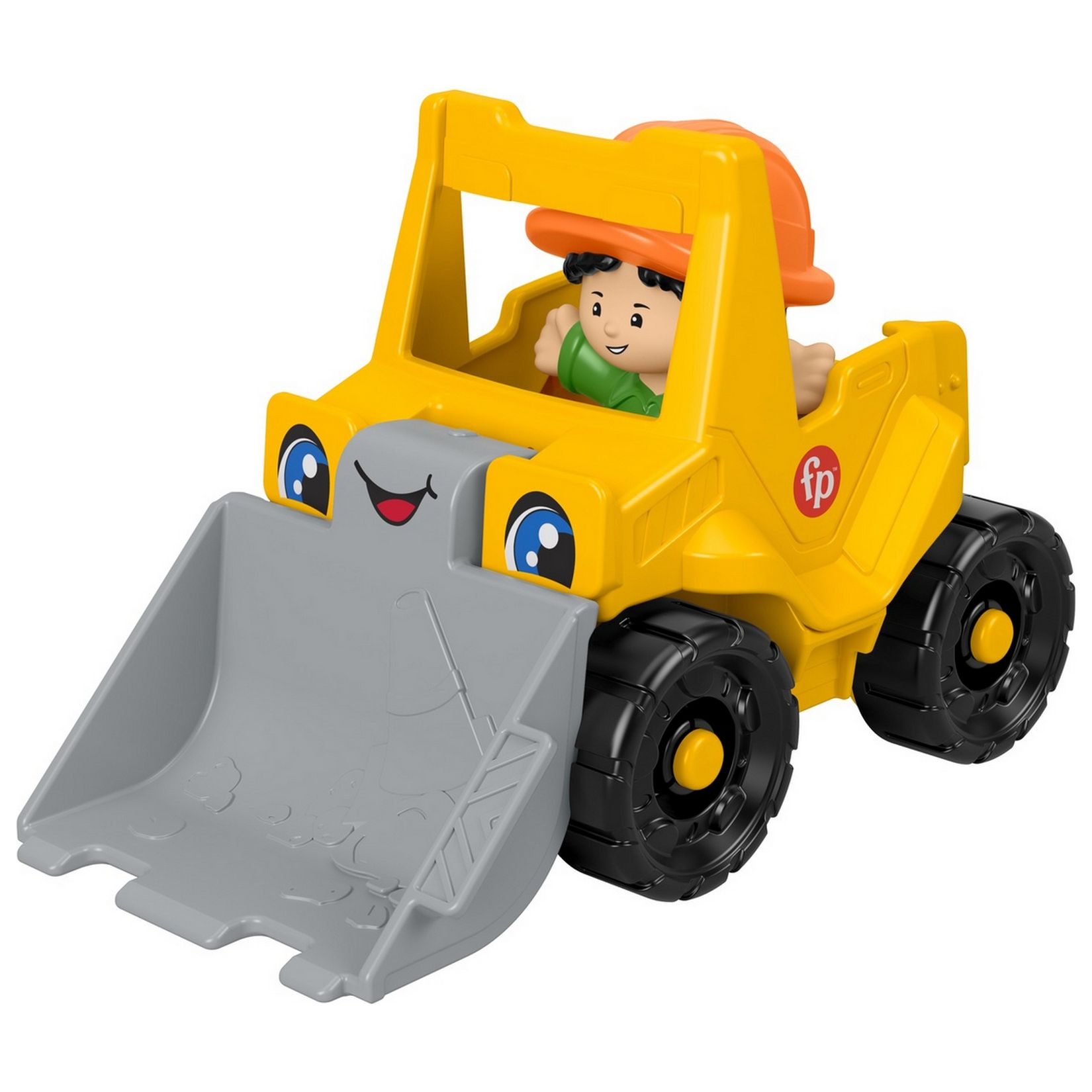 Бульдозер Fisher Price с фигуркой - фото 7