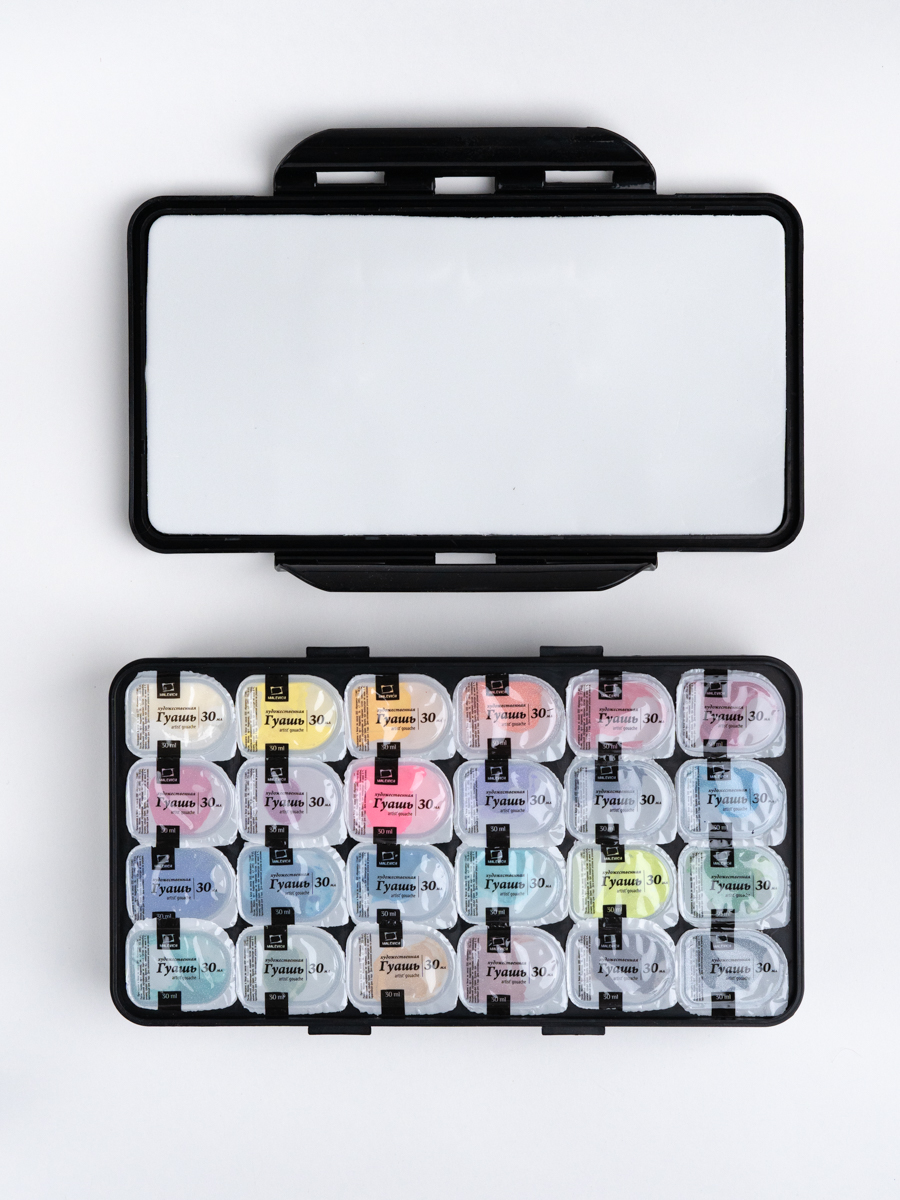 Краски гуашь Малевичъ 24 цв. - фото 15