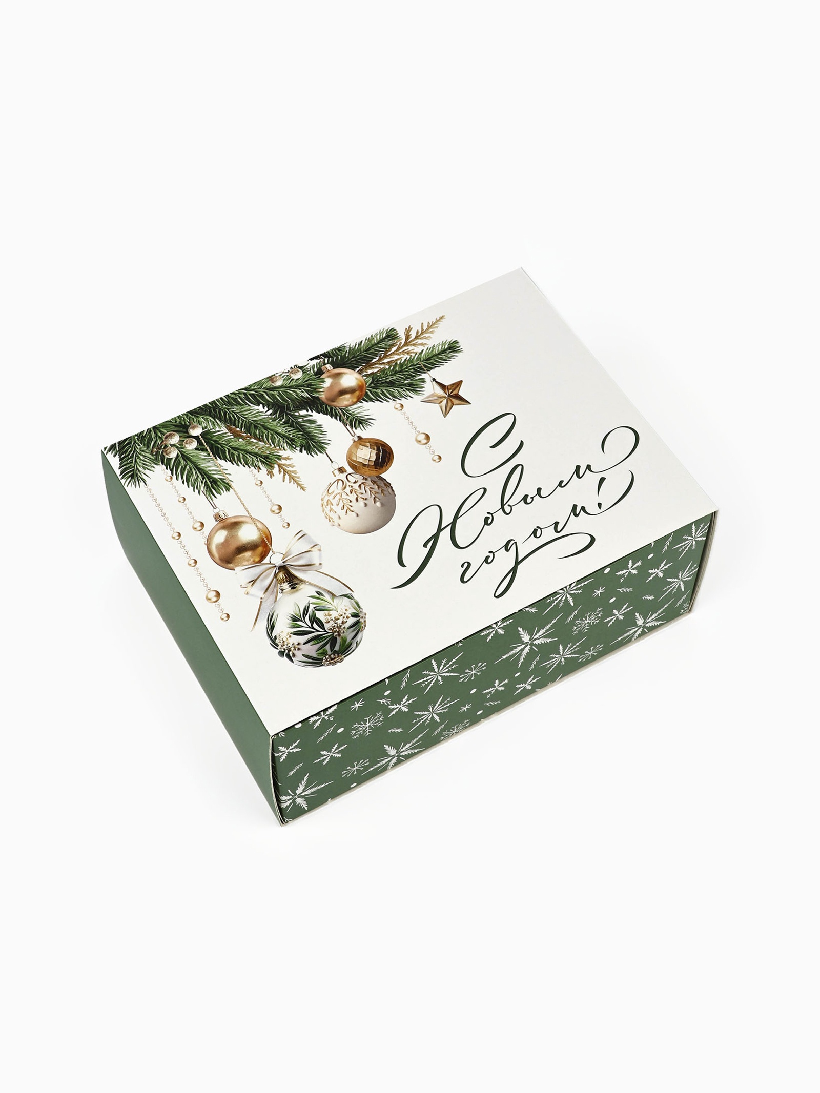 Коробка сборная Дарите Счастье "Новогодние шары", 20 х 15 х 8 см - фото 2