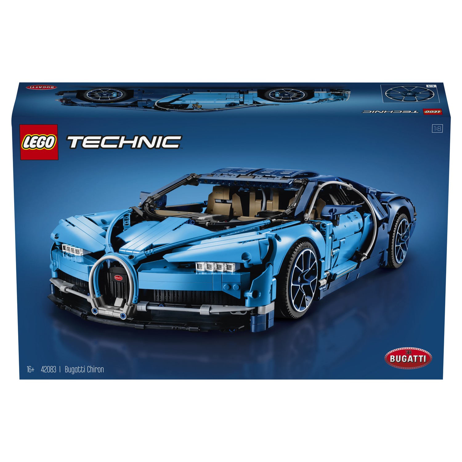 Конструктор LEGO Technic Bugatti Chiron 3599 дет. - фото 2