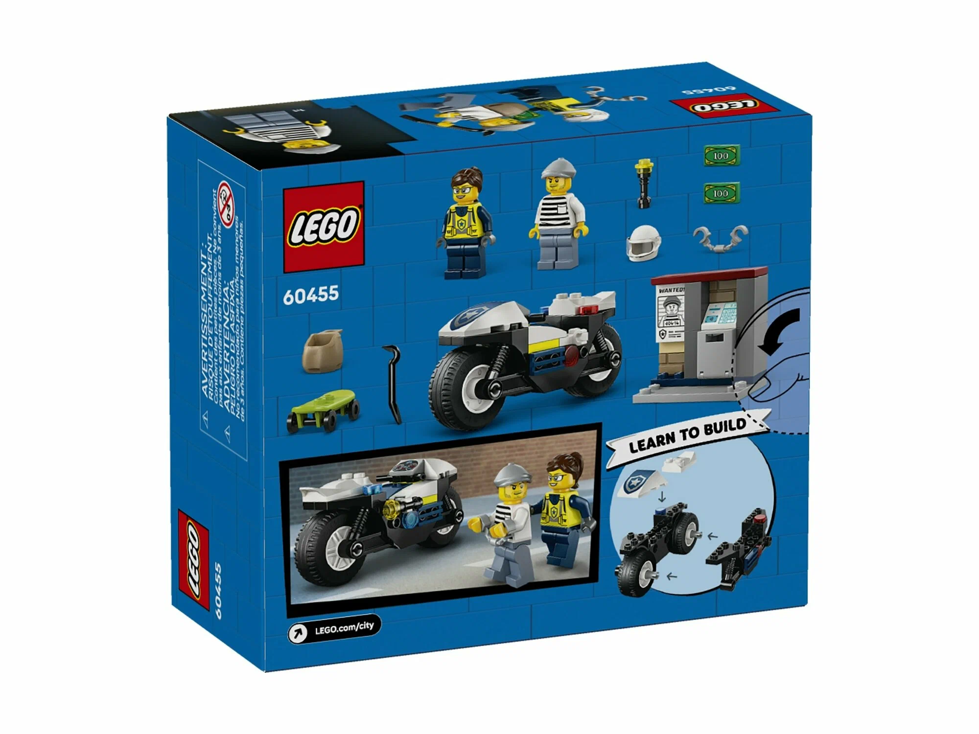 Конструктор LEGO City Полицейская погоня 60455 65 дет. - фото 7