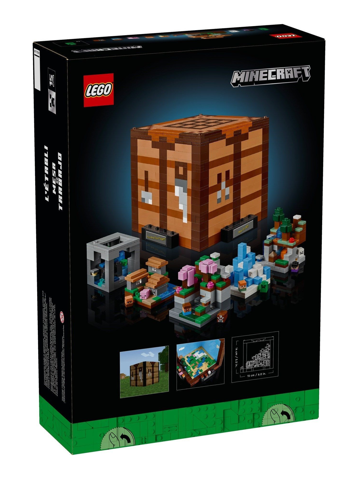 Конструктор LEGO Minecraft Верстак 1195 дет. - фото 2