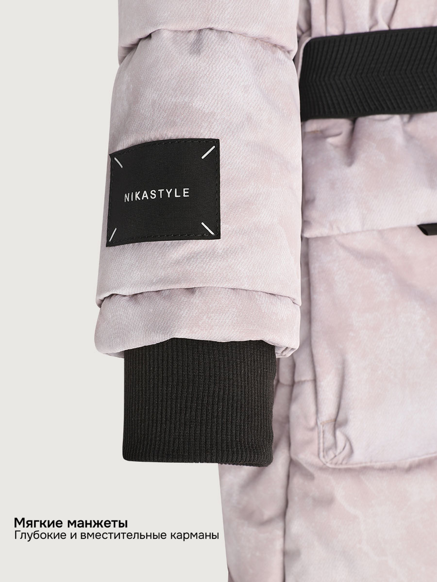 Пальто NIKASTYLE 6з7425 пудра - фото 10