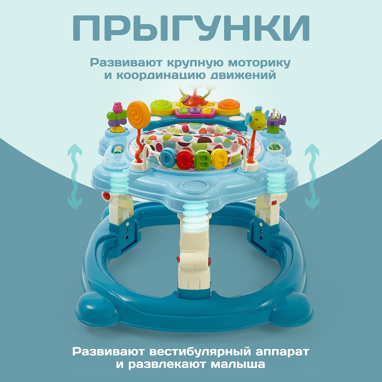 Ходунки Nuovita Apertura голубой - фото 16