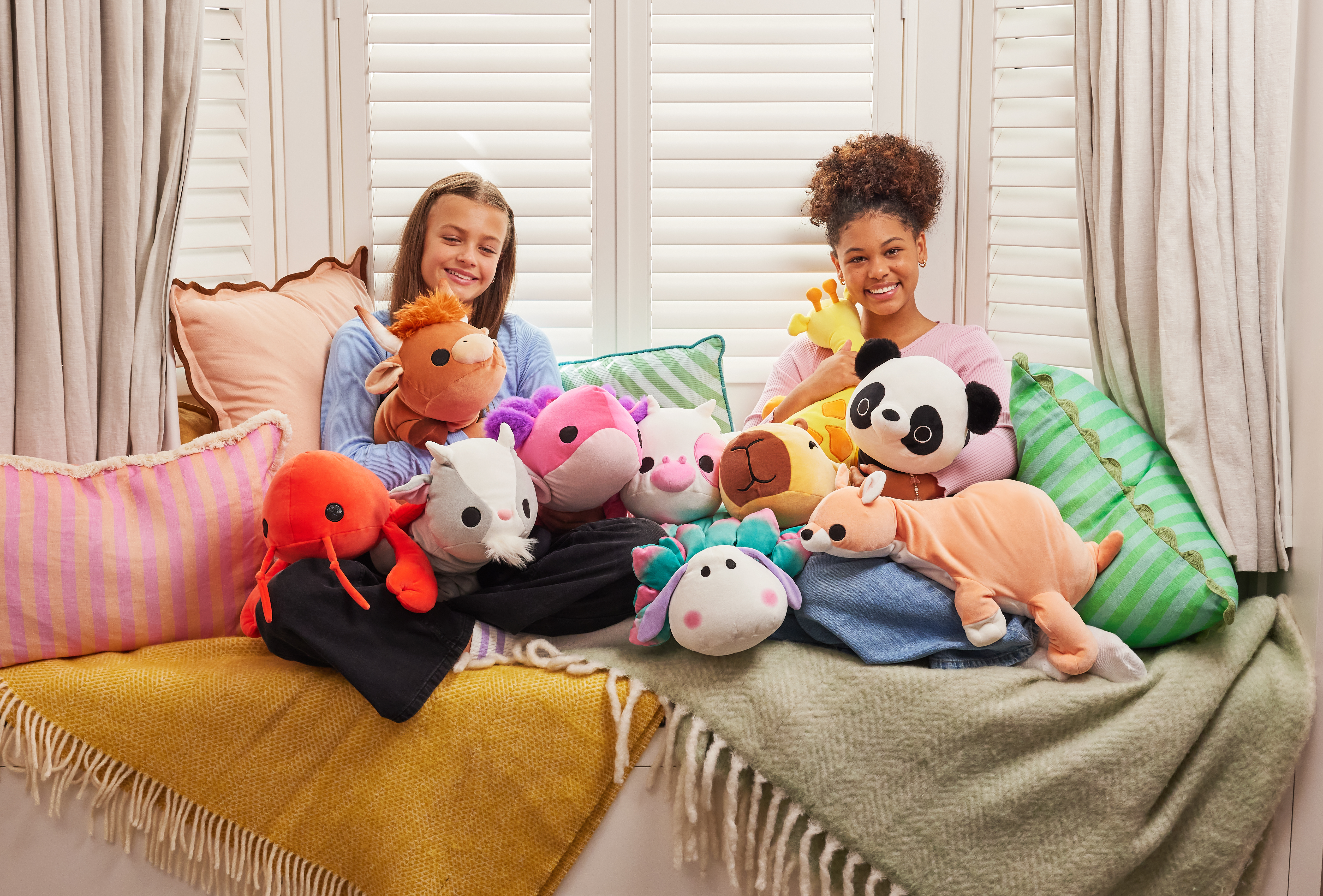 Игрушка мягкая Zuru HUG A LUMPS Series 2 M Жираф Джиджи 14903E - фото 7