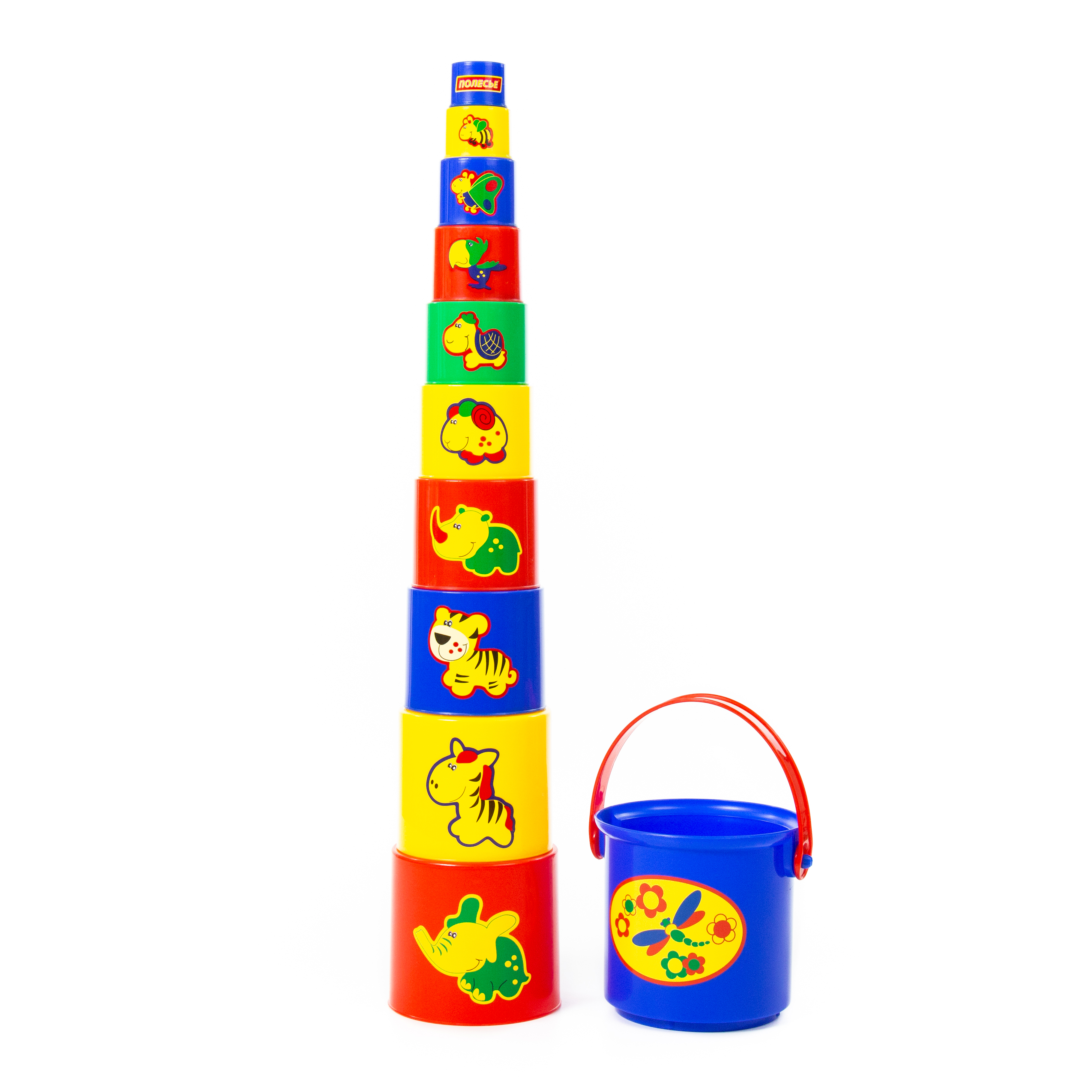 Игрушка Полесье пирамидка - фото 1