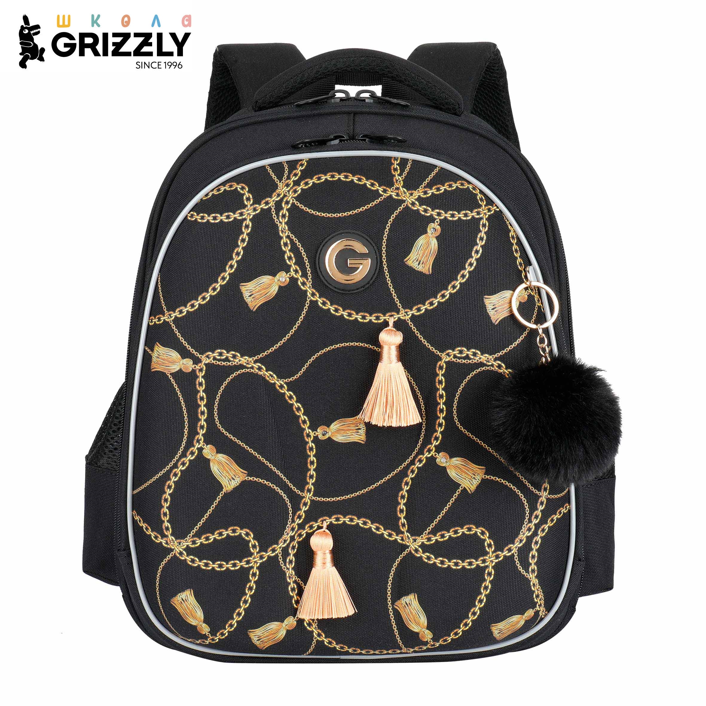 Ранец Grizzly Кисточки - фото 1