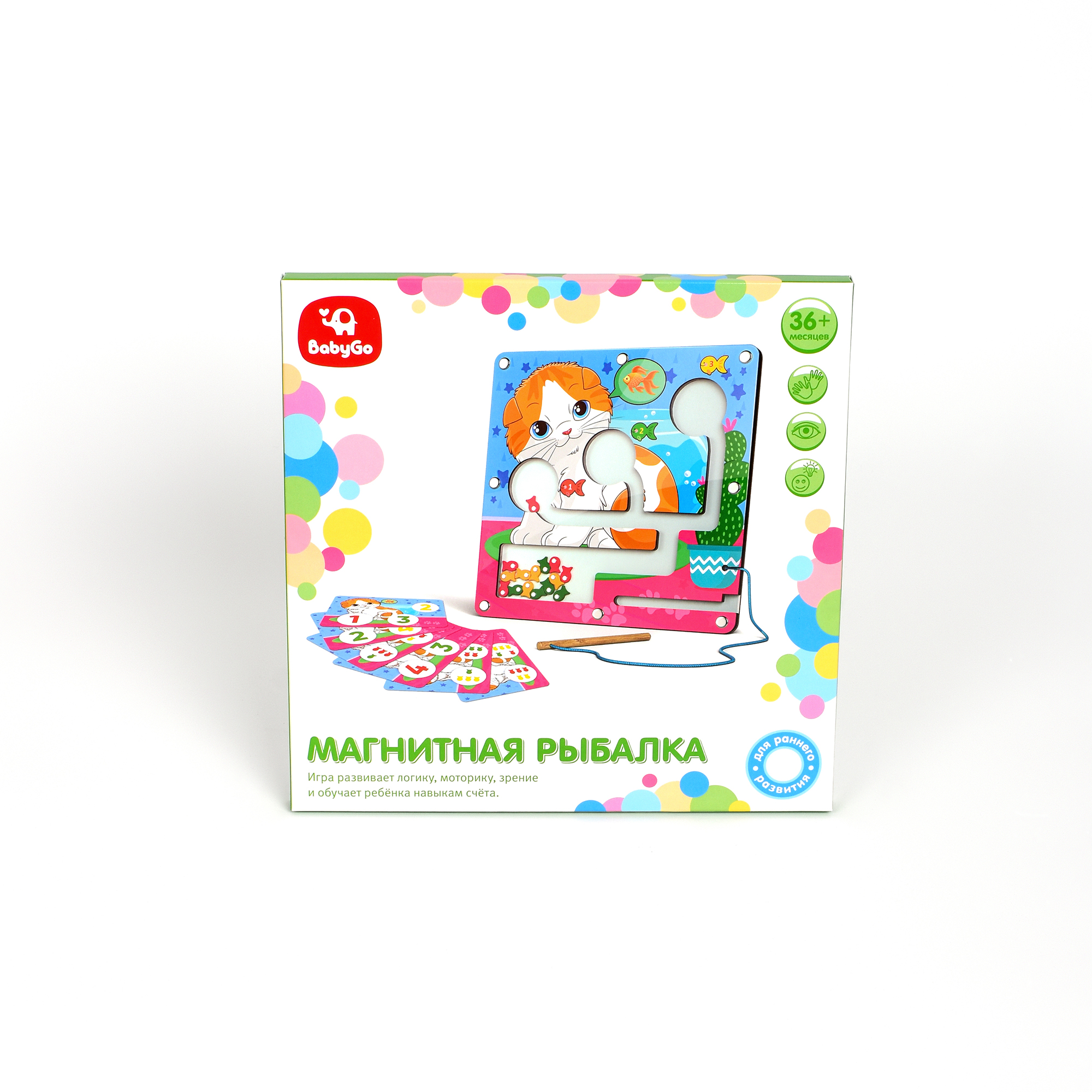 Настольная игра BabyGo Магнитная рыбалка - фото 3