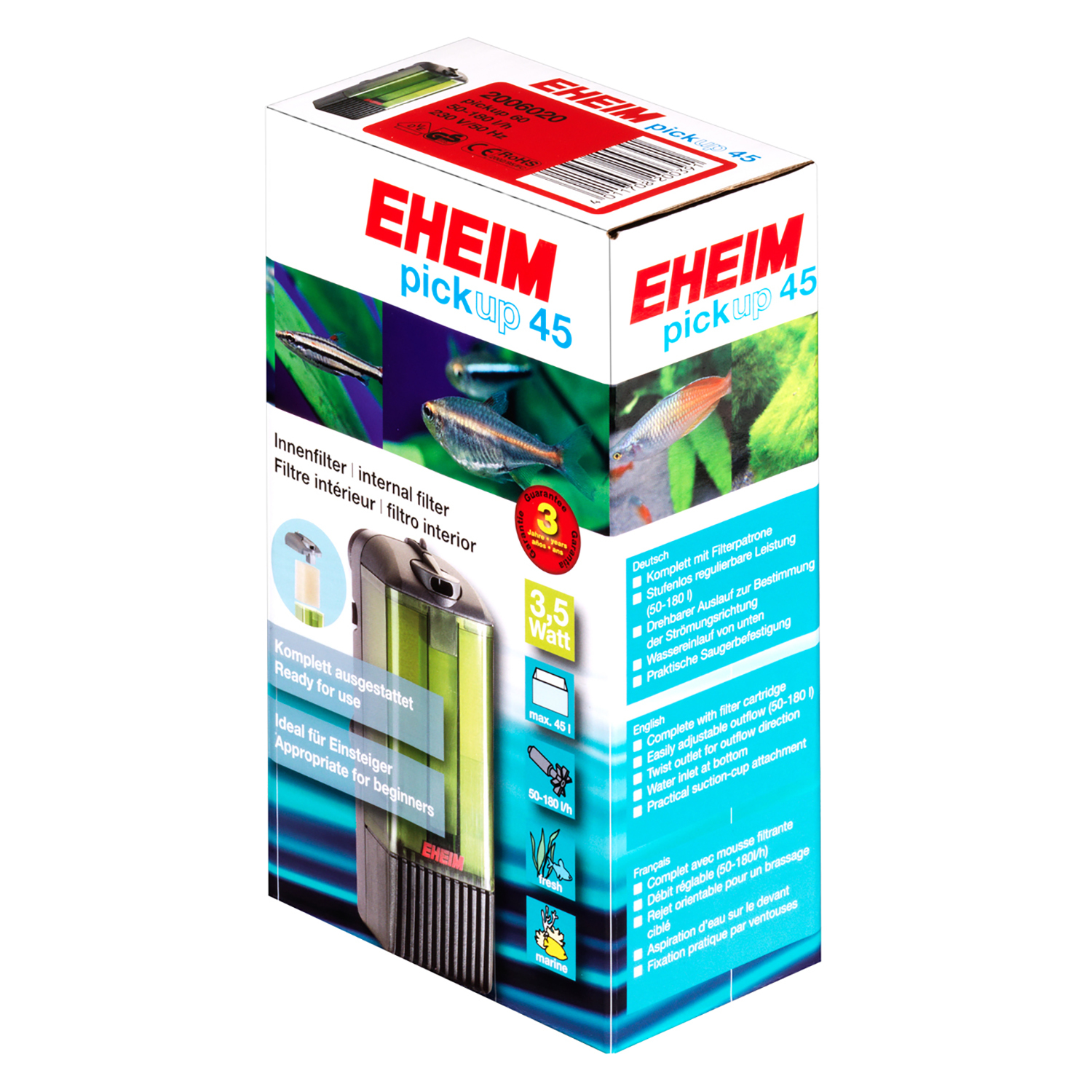 Фильтр для аквариумов Eheim Pickup 45 внутренний - фото 2