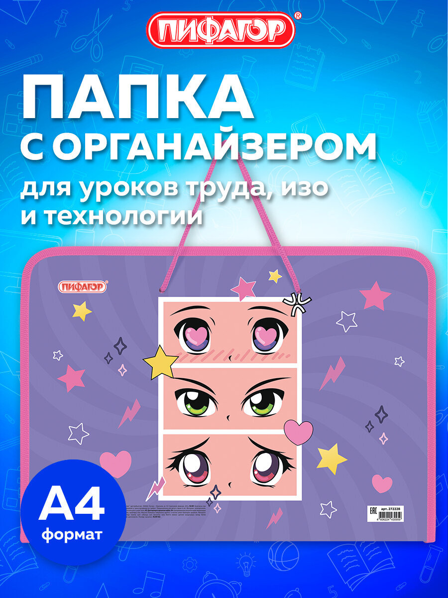 Папка для тетрадей Пифагор А4 - фото 1
