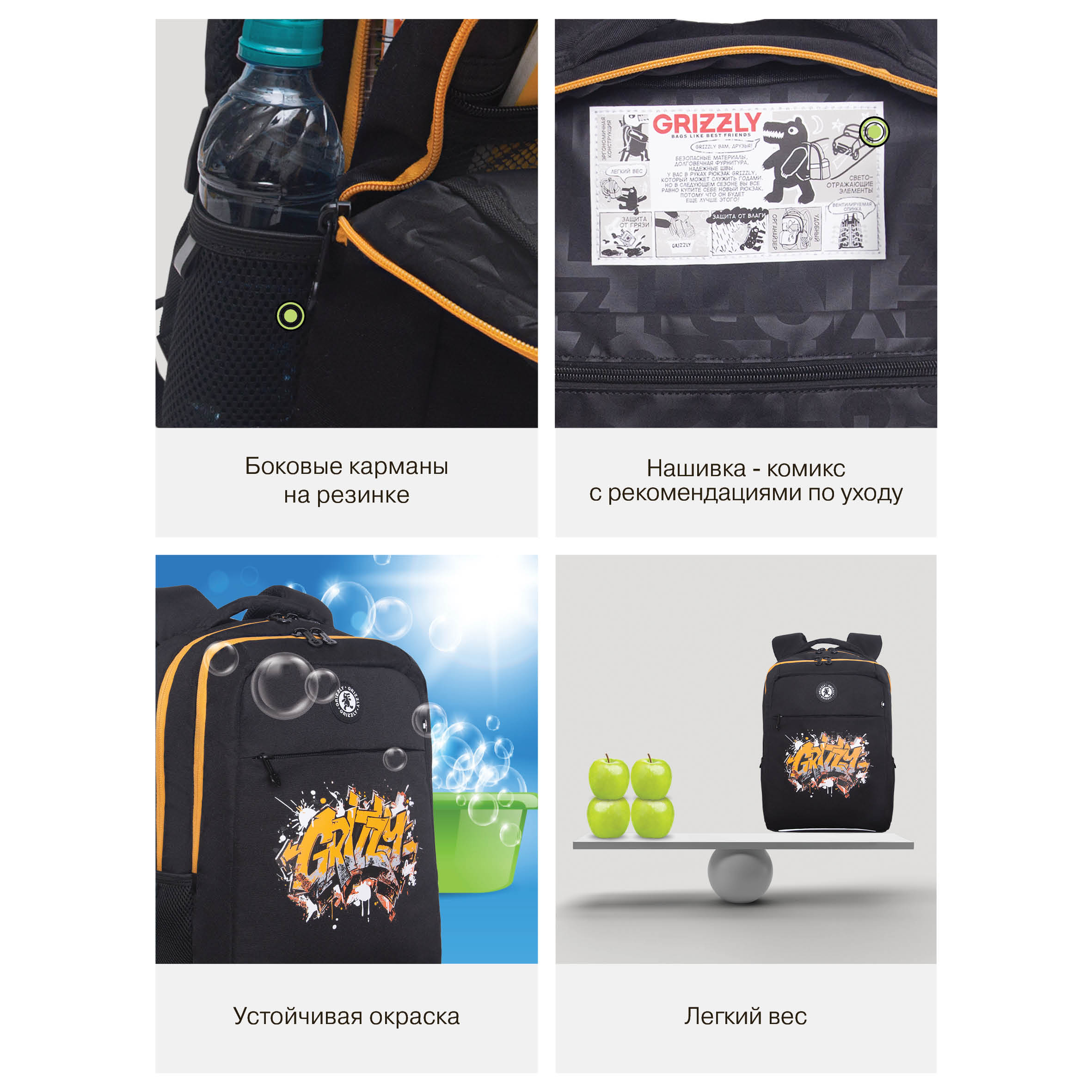 Рюкзак Grizzly для мальчика - фото 14