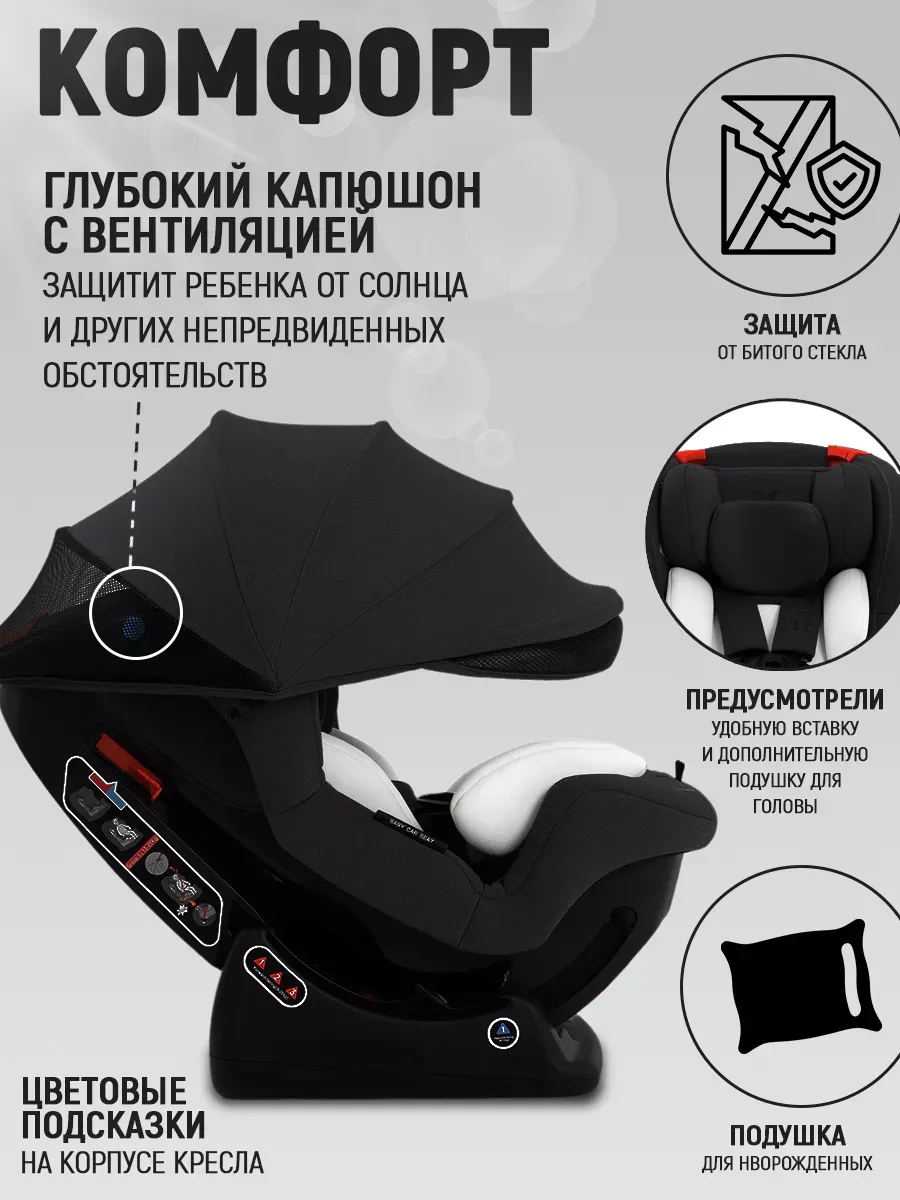 Автокресло agex Voyage b 0+/1/2 (0-25 кг) черный - фото 2