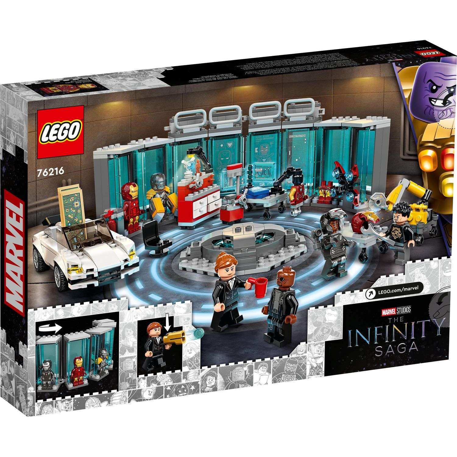 Конструктор LEGO Marvel Super Heroes Iron Man Armory 496 дет. - фото 6